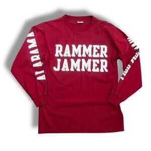 Timeout UAB Crimson Tide Rammer Jammer Long Sleeve T-shirt